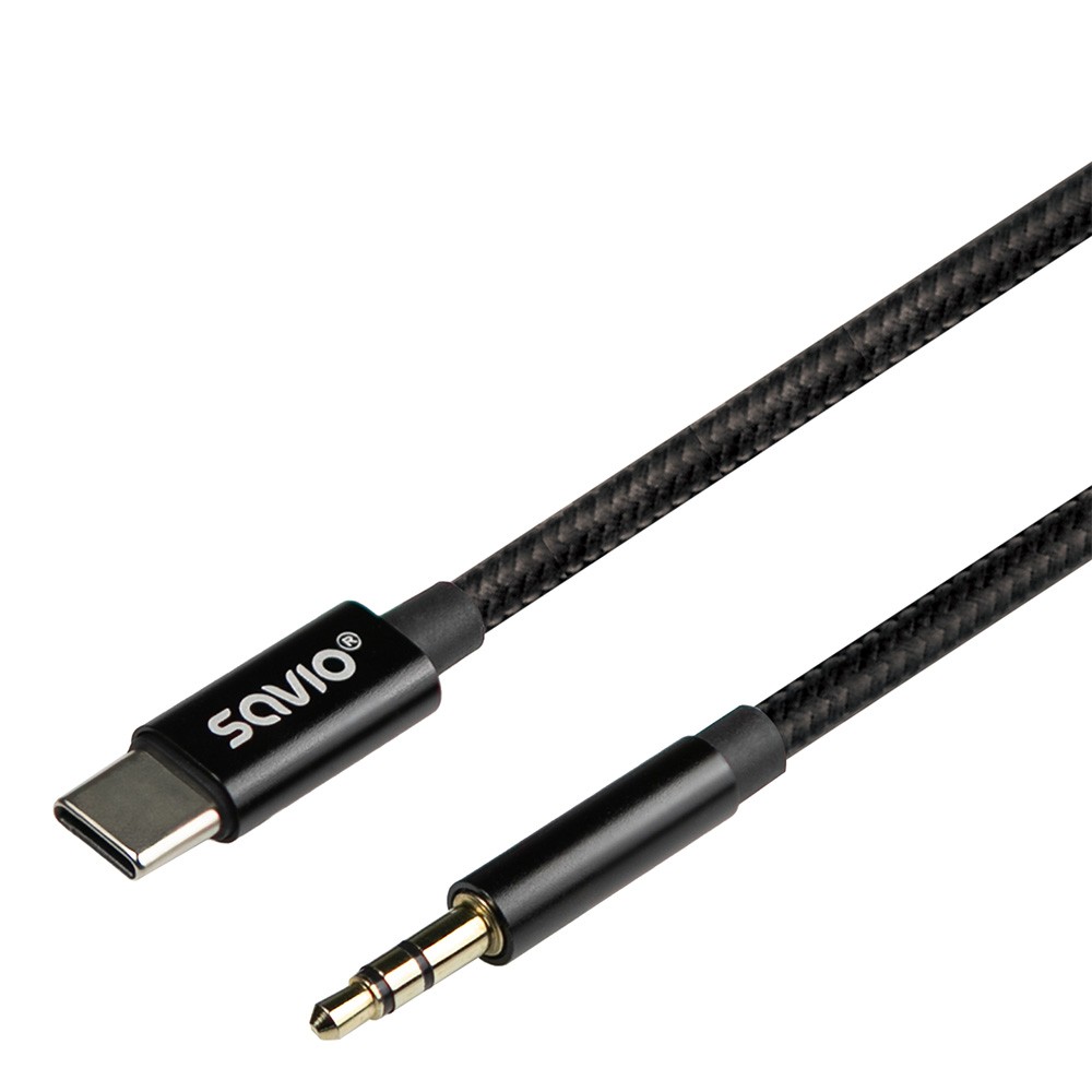 SAVIO  USB-C to mini-Jack cable |