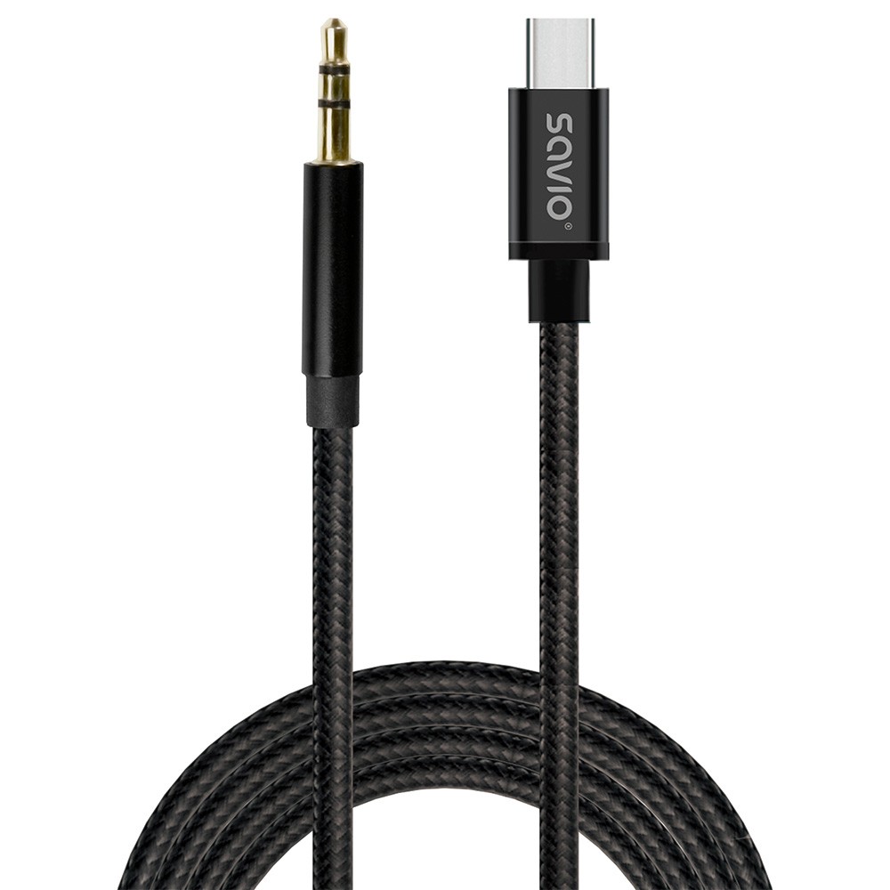 SAVIO USB-C to mini-Jack cable |