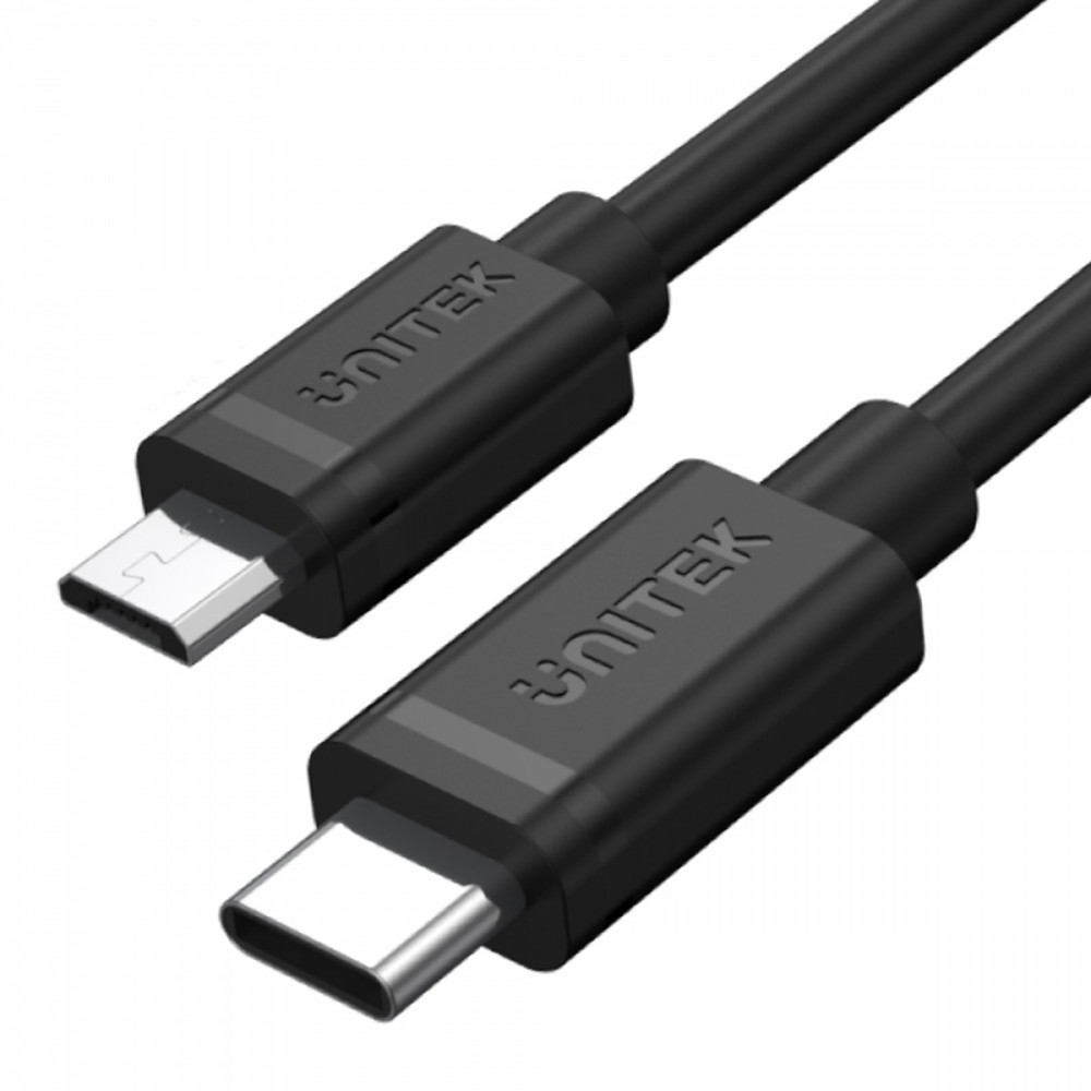Unitek USB Cable Type-C microUSB; 1m