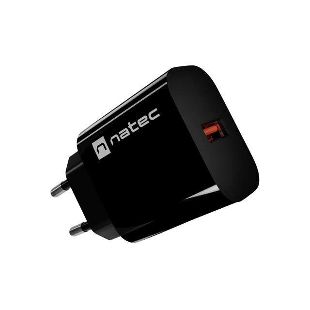 NATEC  USB charger Ribera 1xUSB-A 18W