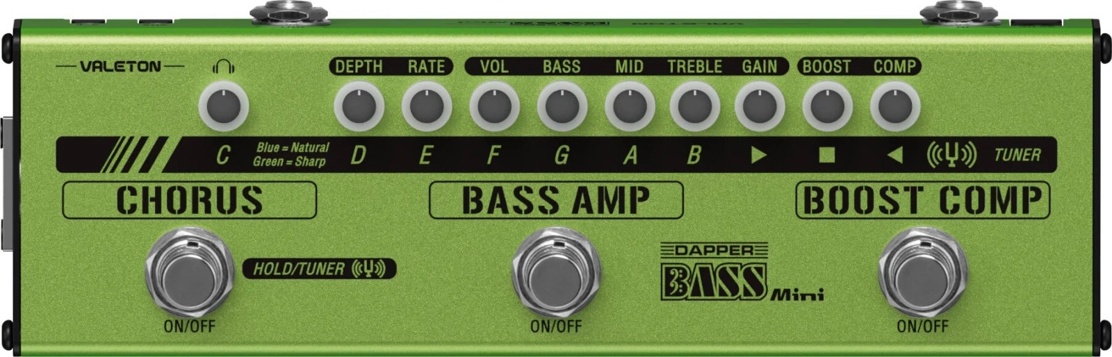 VALETON Dapper Bass Mini - multiefekt