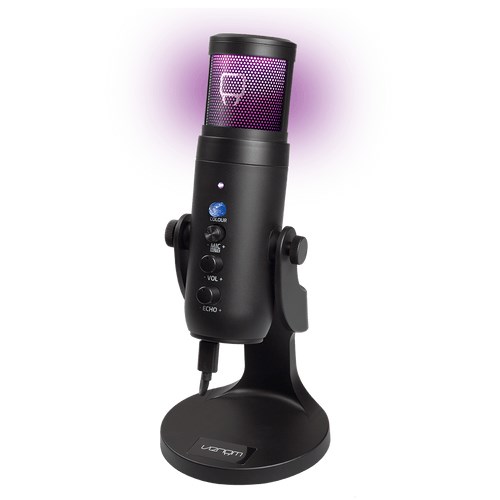 No name Venom VS2868 microphone Black