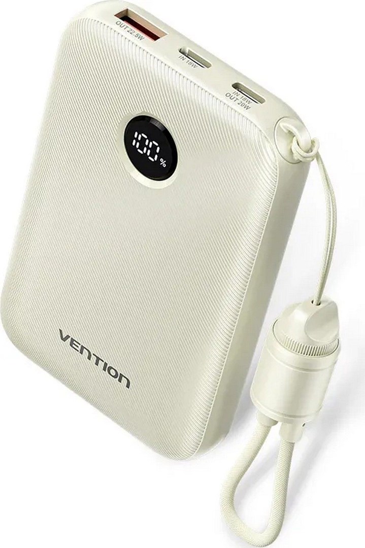 Vention  10000mAh Powerbank 2xUSB-C 1xUSB-A 22