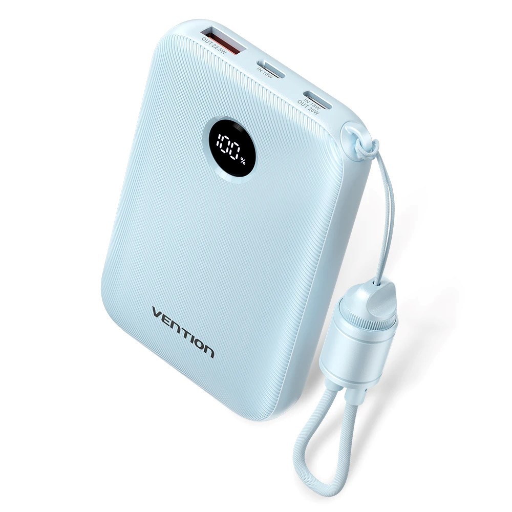 Vention 10000mAh Powerbank 2xUSB-C 1xUSB-A 22