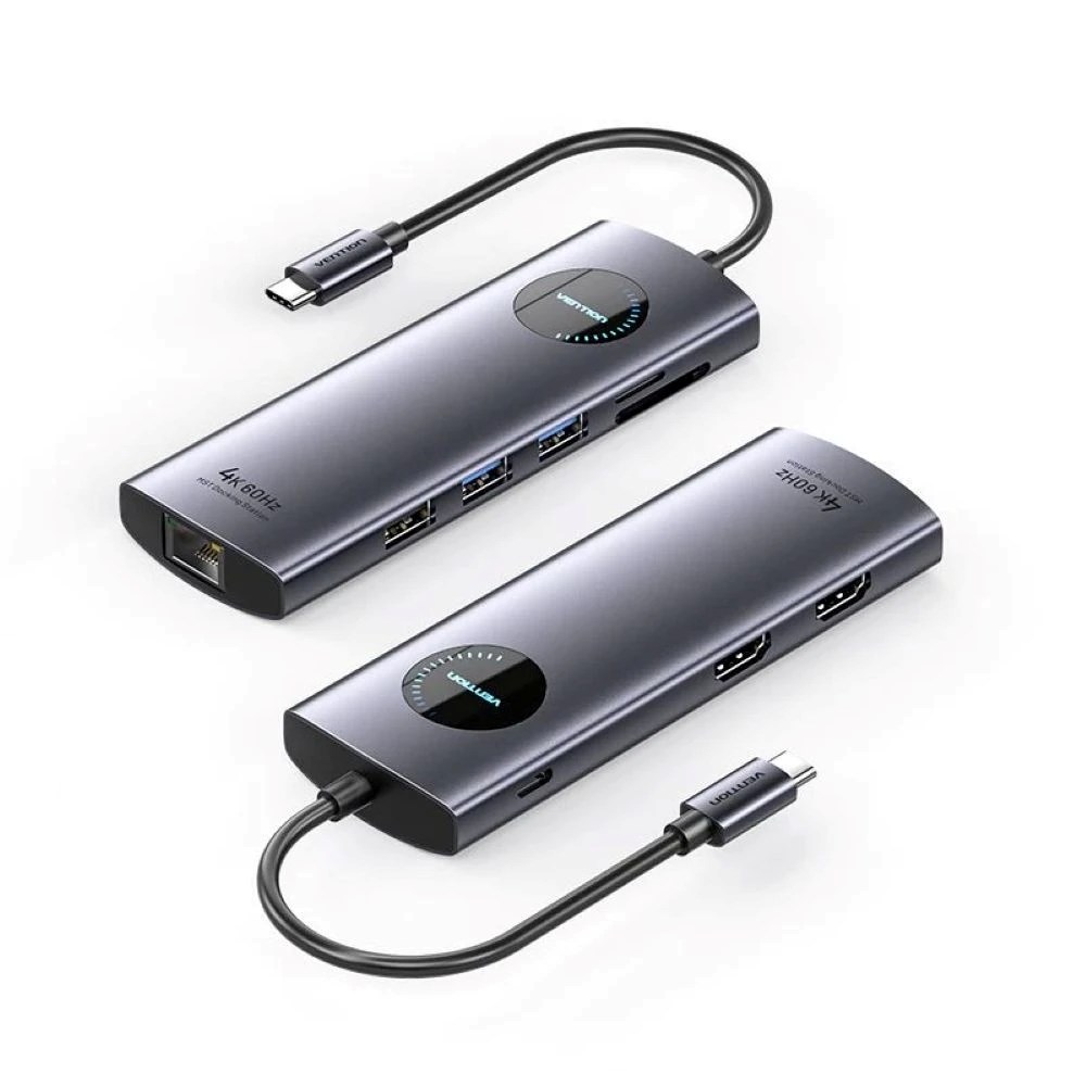 Vention 9-in-1 MST USB-C 4K 100W