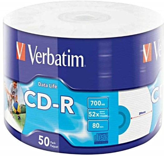 Verbatim CD-R 52x 700MB 50P SP