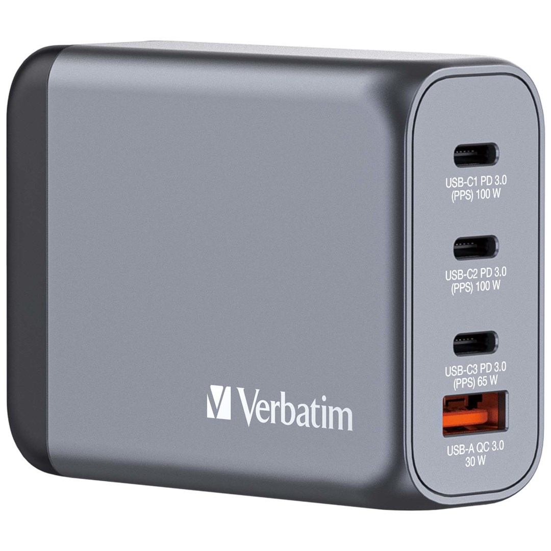 Verbatim  GNC-100 GaN Charger 4 Port