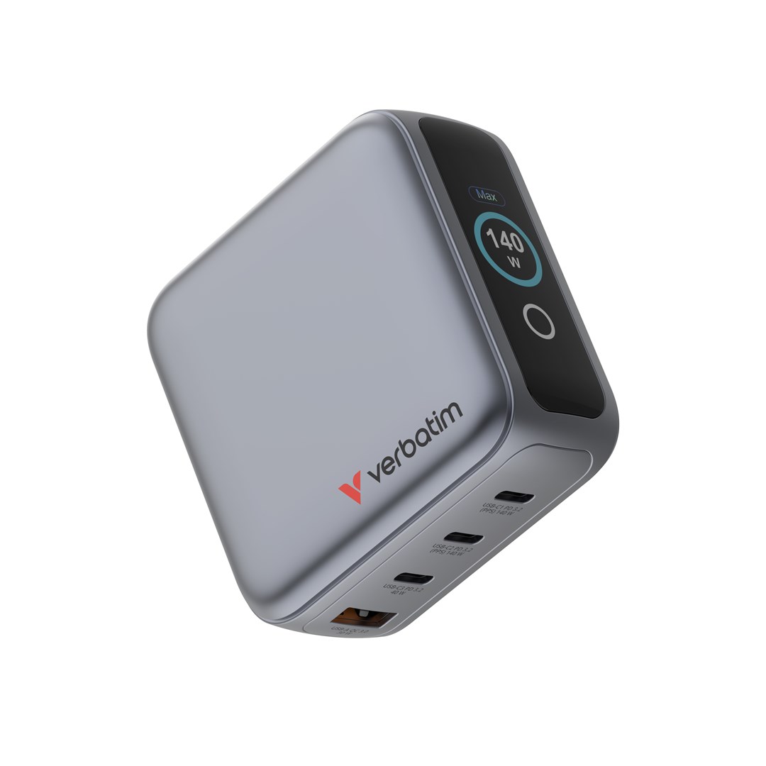 Verbatim Mini GaN Charger 140W with