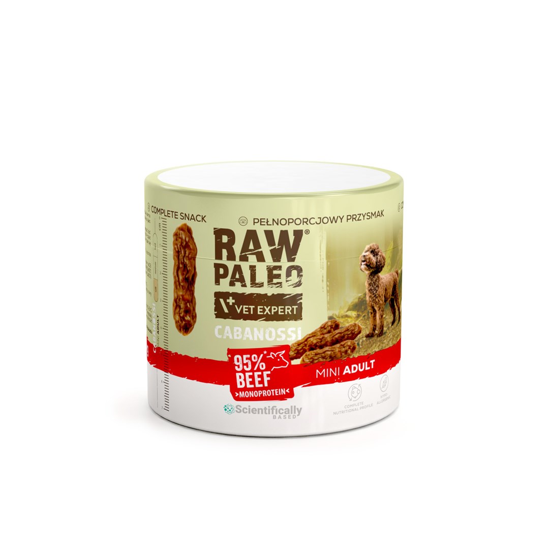 VetExpert  Raw Paleo Cabanossi Beef Mini