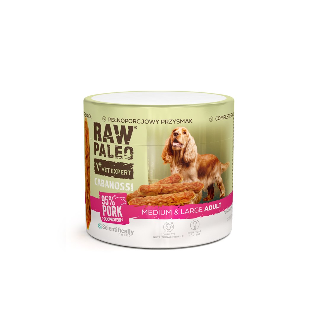 VetExpert  Raw Paleo Cabanossi Pork Medium