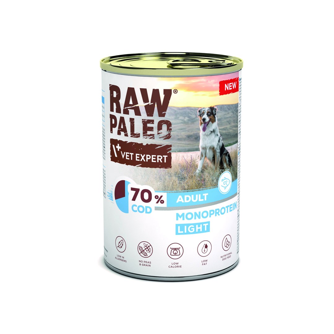 VetExpert  Raw Paleo Cod Light Monoprotein