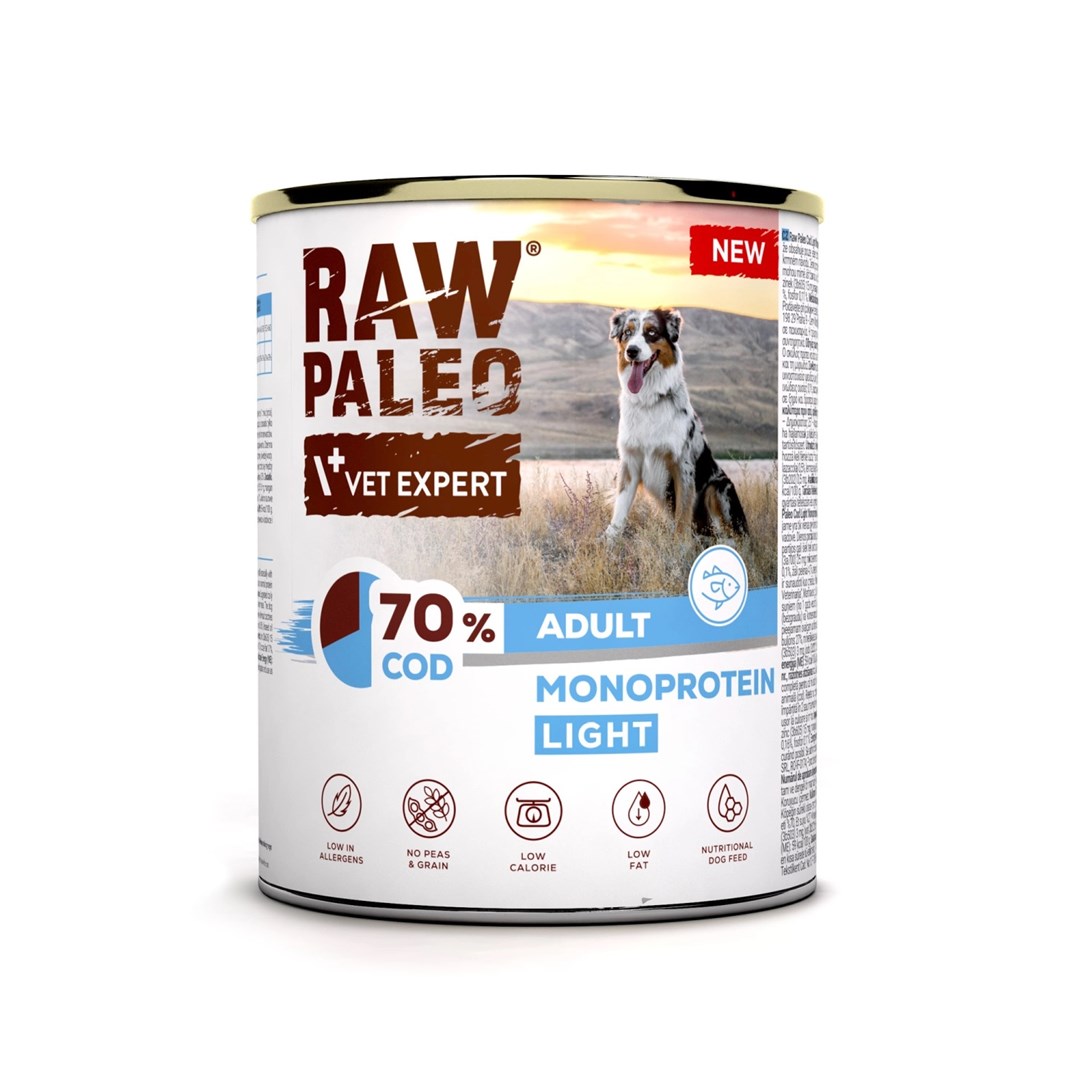 VetExpert Raw Paleo Cod Light Monoprotein