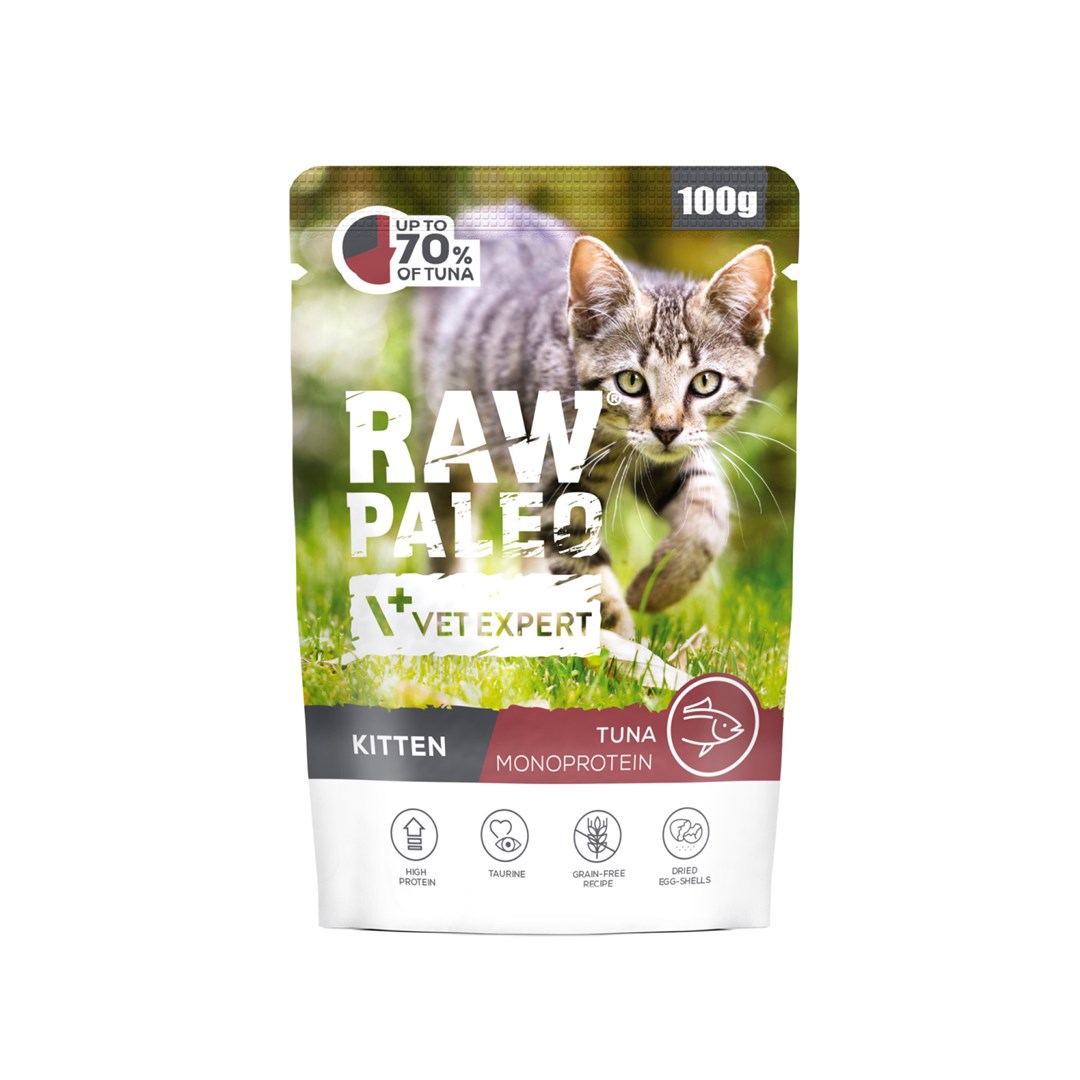 VetExpert Raw Paleo Kitten Tuna -