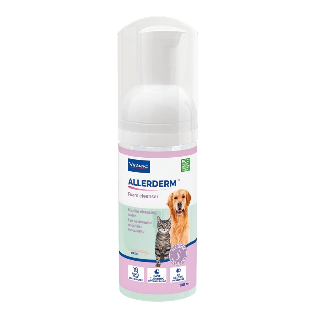 Virbac Allerderm Foam - shampoo for