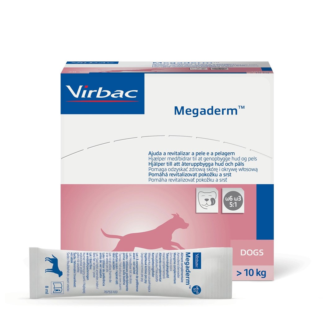 Virbac Megaderm fatty acids supporting skin