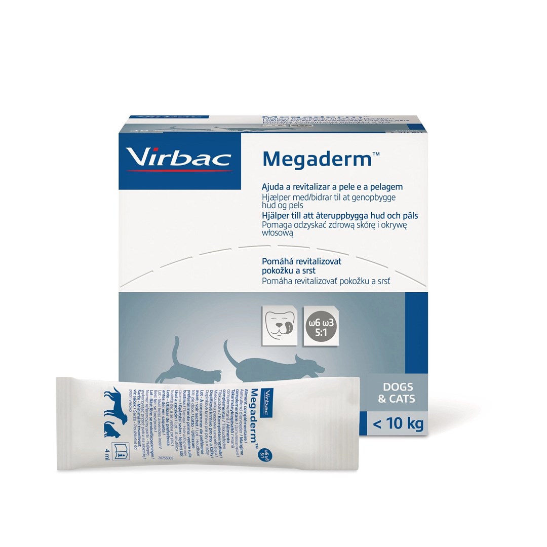 Virbac Megaderm fatty acids supporting skin