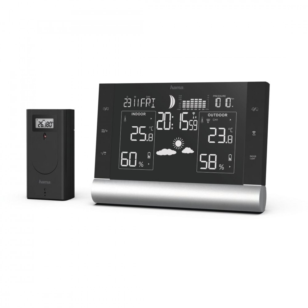 Hama  Weather station Black Line Plus