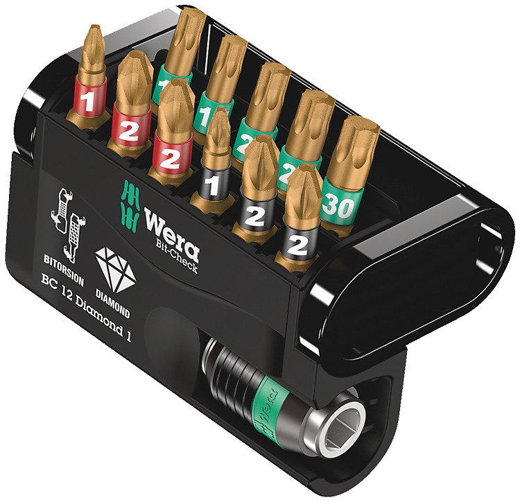 WERA  Bit-Check 12 screwdriver bit 12