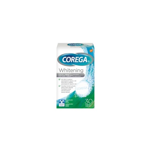 Corega Whitening 30 Dental Cleaning Tablets