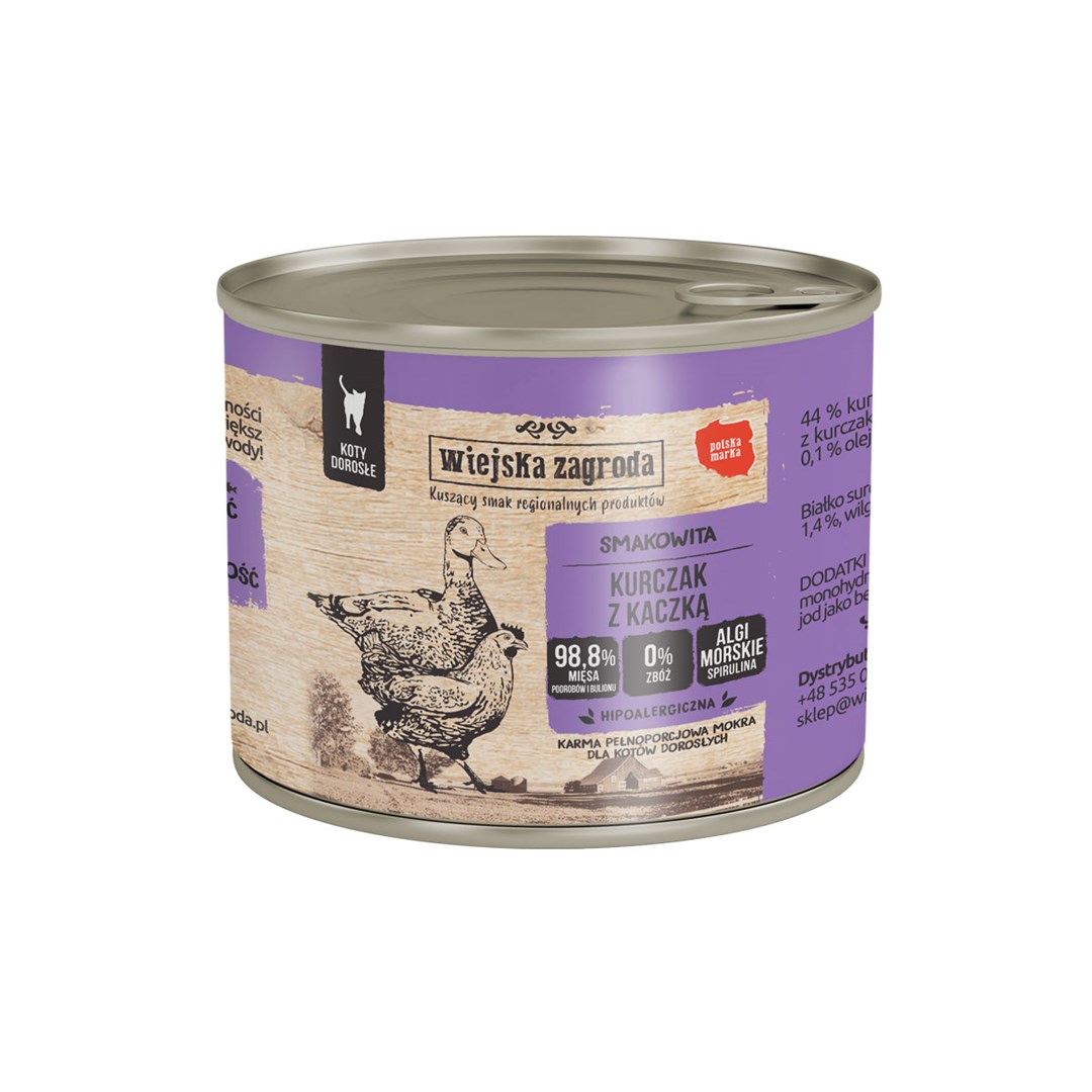 Wiejska zagroda  Chicken with duck -