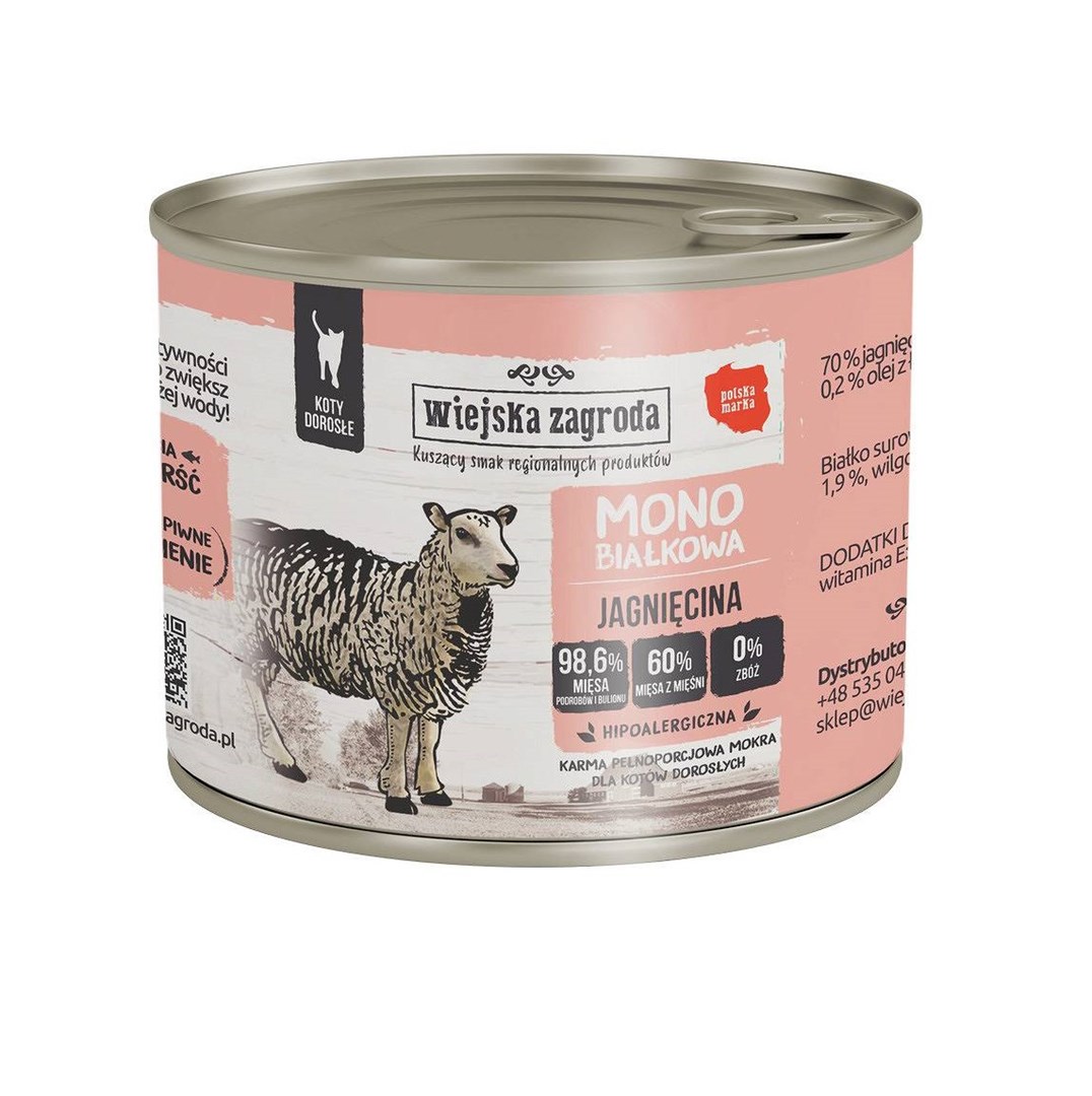 Wiejska zagroda Lamb monoprotein wet cat