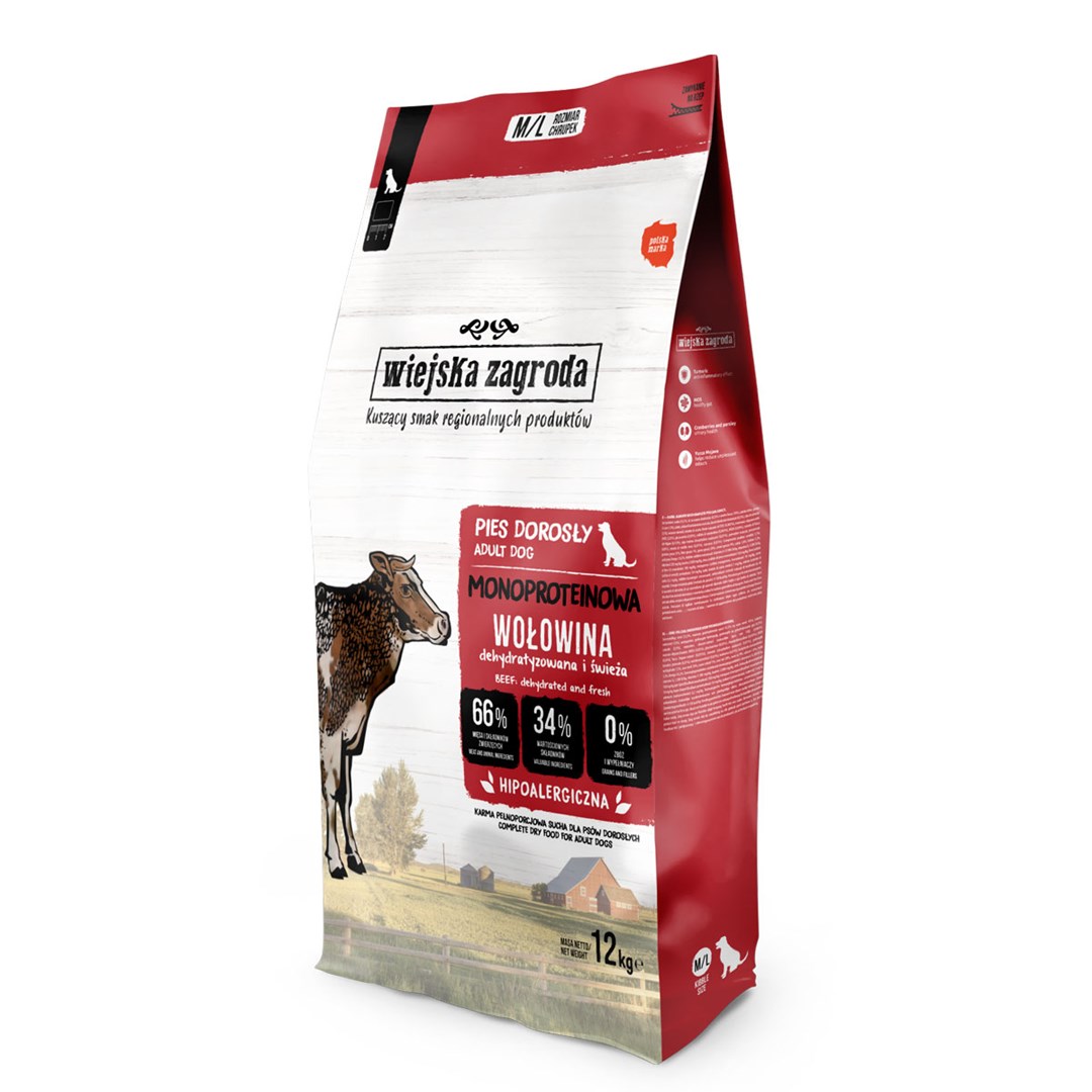 Wiejska zagroda Monoprotein Beef - dry