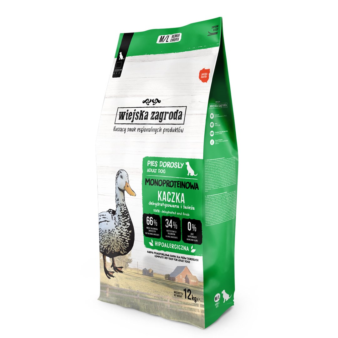 Wiejska zagroda Monoprotein Duck - dry
