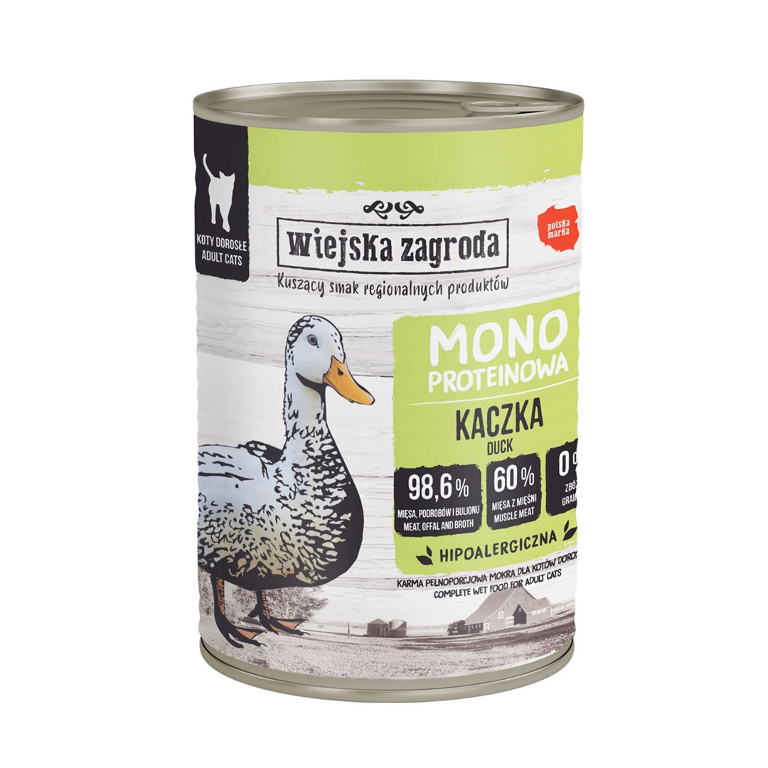 Wiejska zagroda  Monoprotein Duck - wet