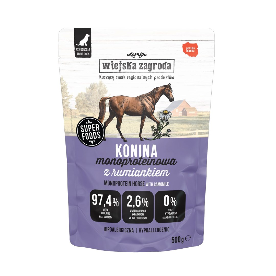 Wiejska zagroda  Monoprotein Horsemeat - wet