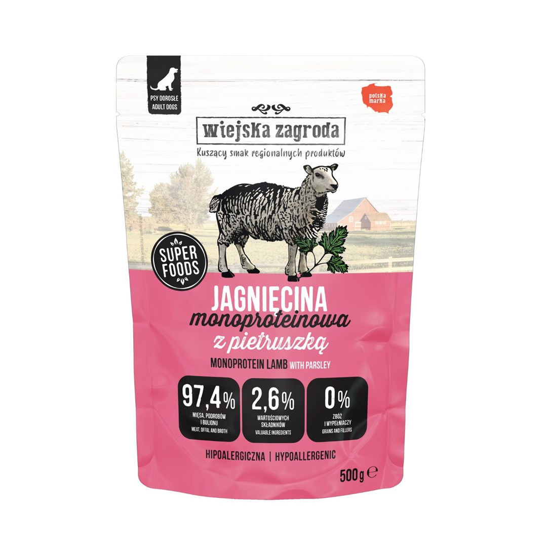 Wiejska zagroda  Monoprotein Lamb - wet