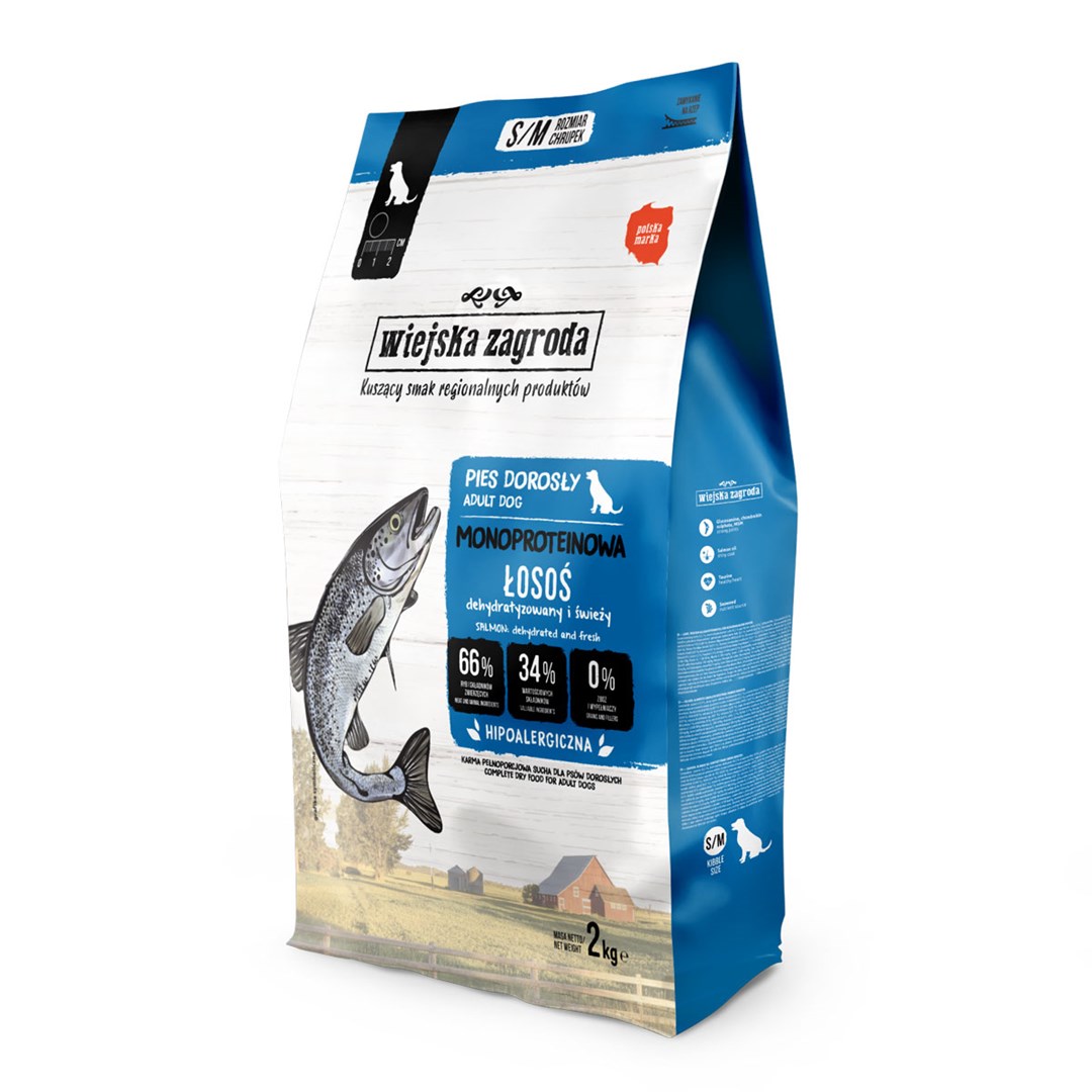 Wiejska zagroda  Monoprotein Salmon - dry