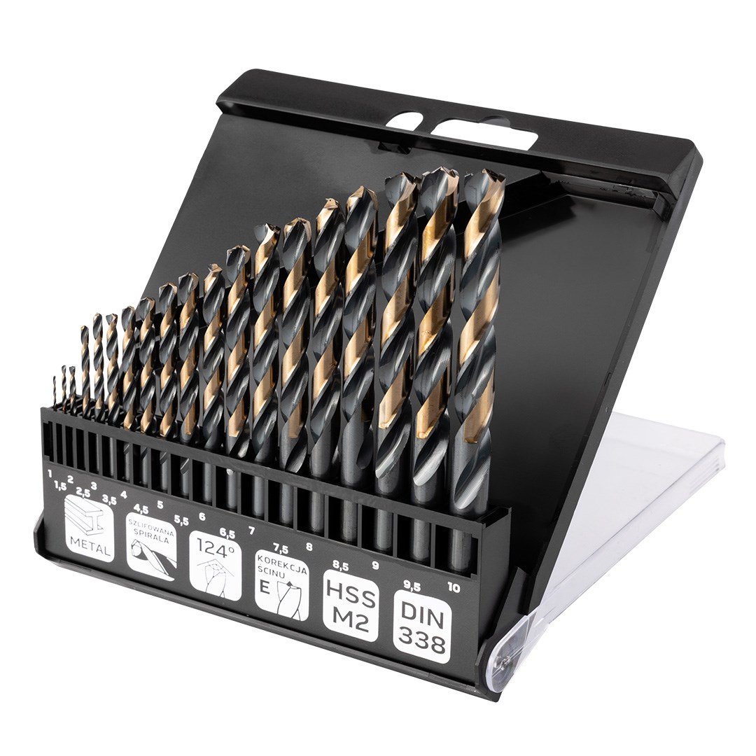 NEO TOOLS Wiertła do metalu HSS-CNC