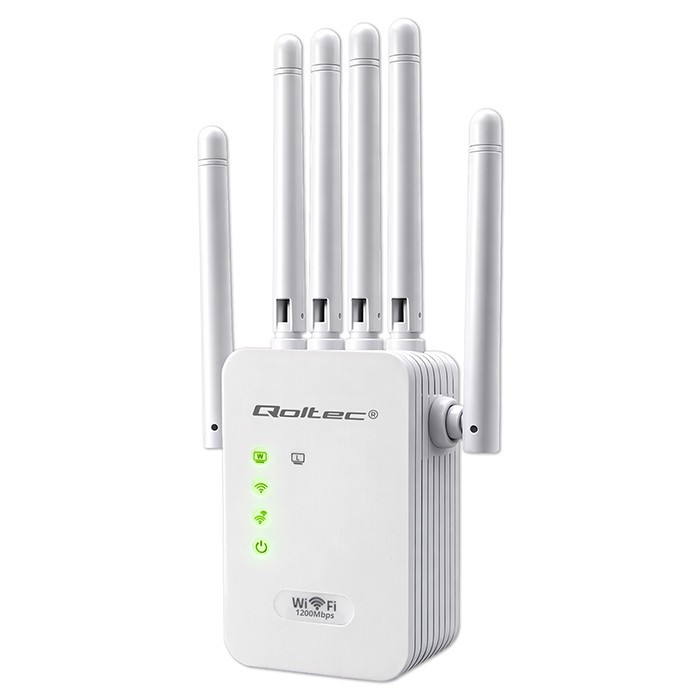 Qoltec WiFi 6 signal booster Repeater