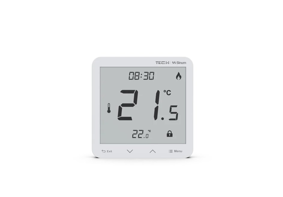 TESA Wired Room Controller Sinum White