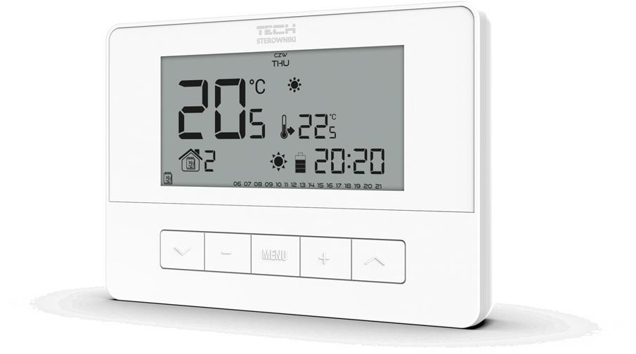 No name Wired room controller white