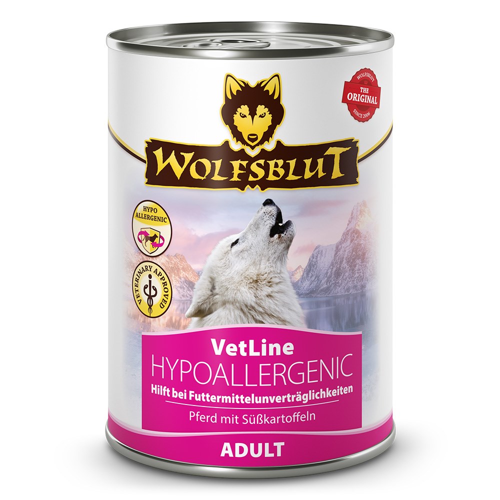 WOLFSBLUT  VetLine Hypoallergenic Horse - wet