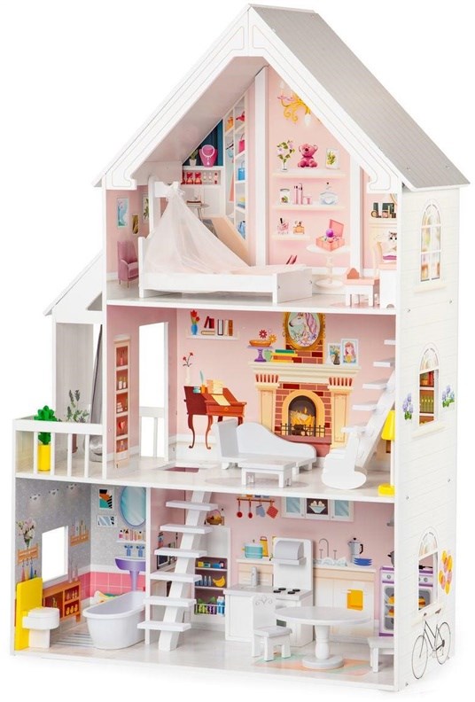 No name Wooden dollhouse XXL Residence
