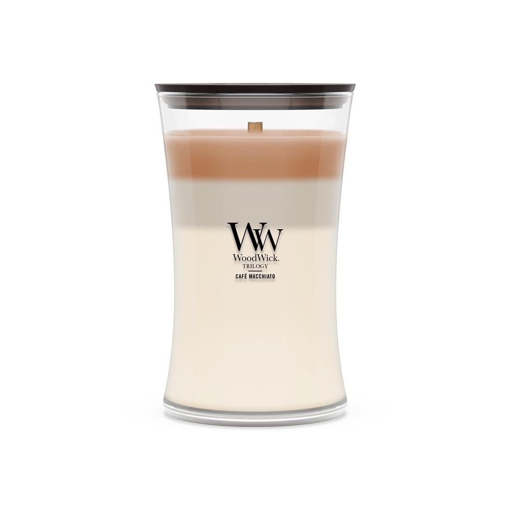 WoodWick  Café Macchiato wax candle Cylinder