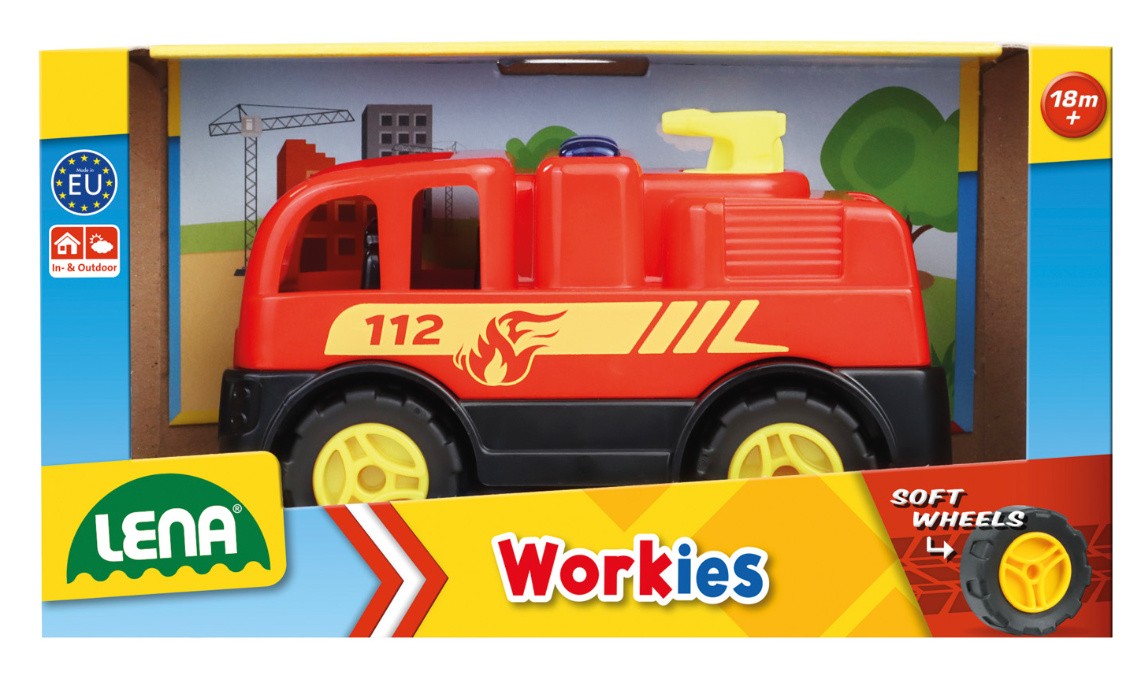 Lena Workies Fire truck 12 cm
