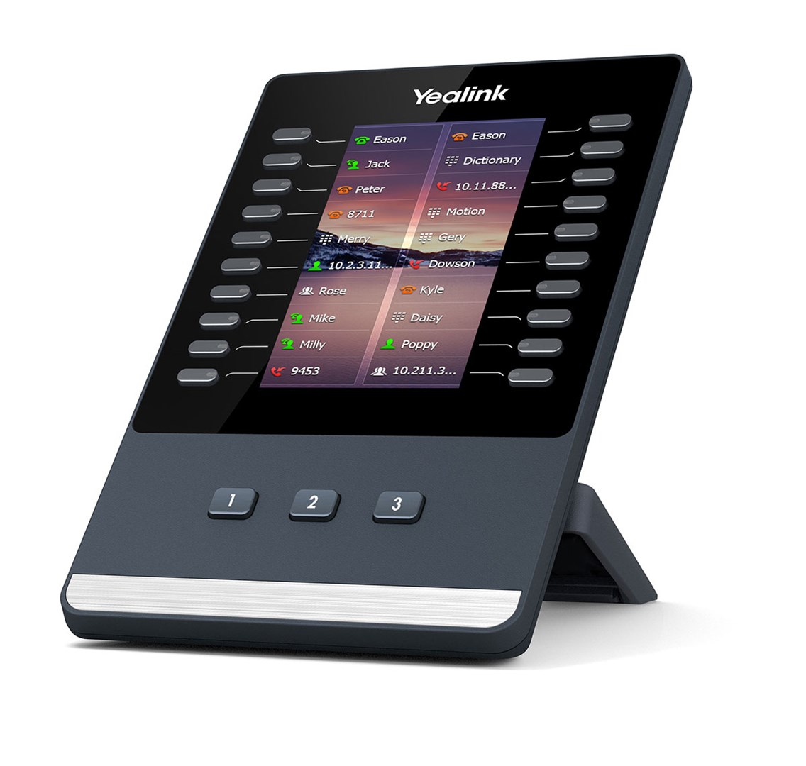 Yealink EXP43 IP add-on module Black