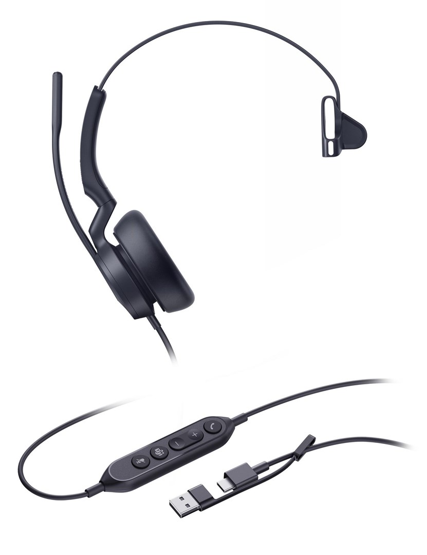 Yealink  UH46 Mono Teams USB-C/A Headset
