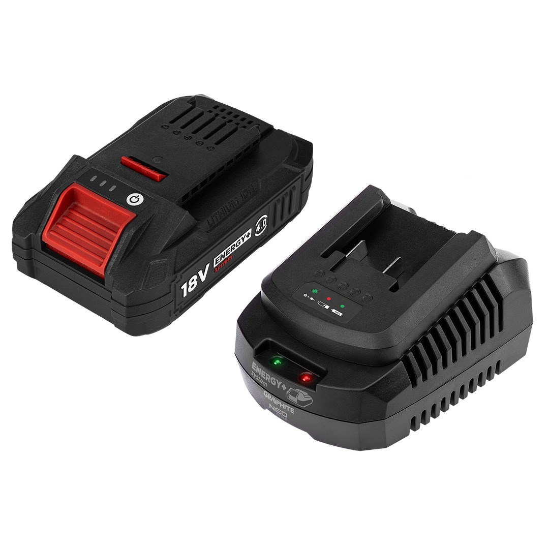 GRAPHITE Zestaw Energy+: akumulator 4Ah BOOST
