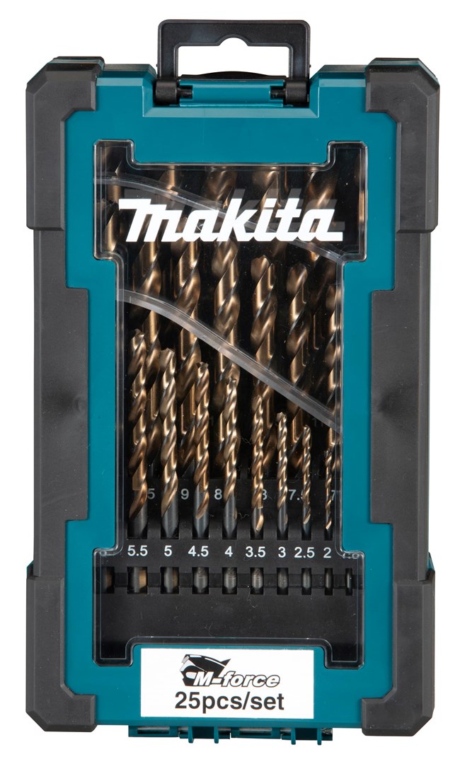 MAKITA ZESTAW WIERTEŁ HSS TYTAN M-FORCE