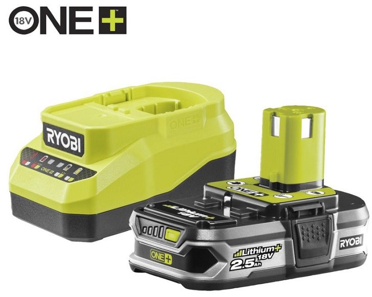 RYOBI ZESTAW ZASILAJĄCY RC18120A-125 ŁADOWARKA +