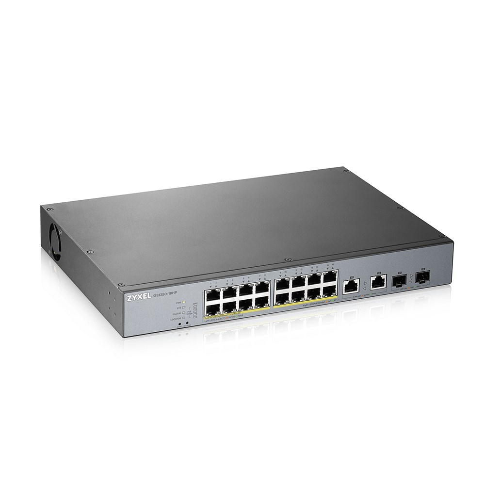 Zyxel GS1350-18HP CCTV PoE LR 250W